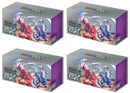Pokémon TCG Scarlet & Violet Premium Trainer Box ex (Japanese) 4x Lot