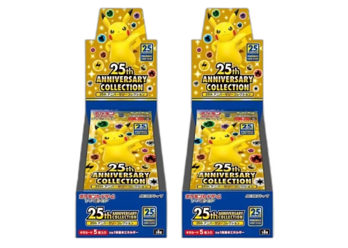Pokémon TCG Sword & Shield 25th Anniversary Collection Booster Box (Promo Packs Not Included) (Japanese) 2x Lot
