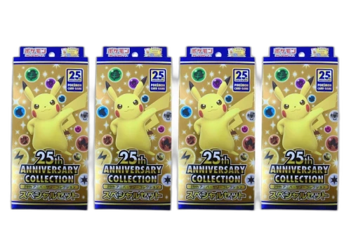 Pokémon TCG Sword & Shield 25th Anniversary Collection Special Set (Contains Promo Pack) (Japanese) 4x Lot
