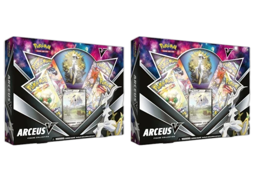 Pokémon TCG Sword & Shield Arceus V Figure Collection Box 2x Lot