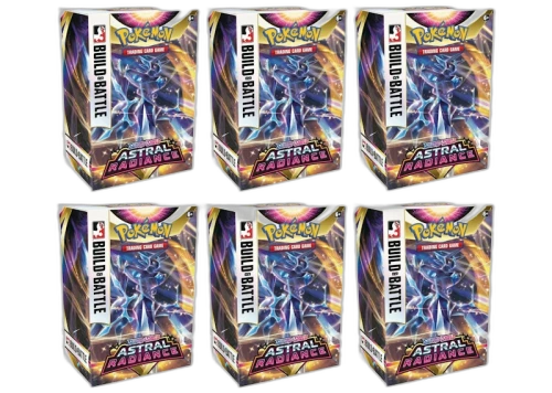 Pokémon TCG Sword & Shield Astral Radiance Build and Battle Box 6x Lot