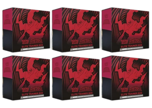 Pokémon TCG Sword & Shield Astral Radiance Elite Trainer Box 6x Lot
