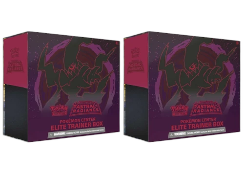 Pokémon TCG Sword & Shield Astral Radiance Pokémon Center Exclusive Elite Trainer Box 2x Lot