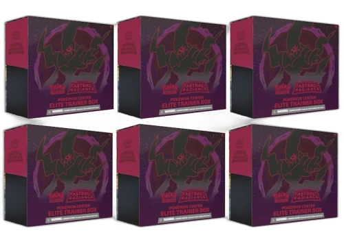Pokémon TCG Sword & Shield Astral Radiance Pokémon Center Exclusive Elite Trainer Box 6x Lot