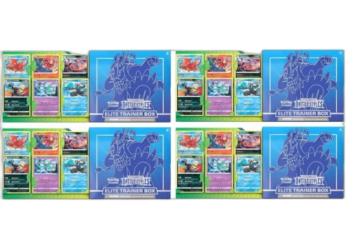 Pokémon TCG Sword & Shield Battle Styles Elite Trainer Box Rapid Strike (with Bonus Cards) 4x Lot