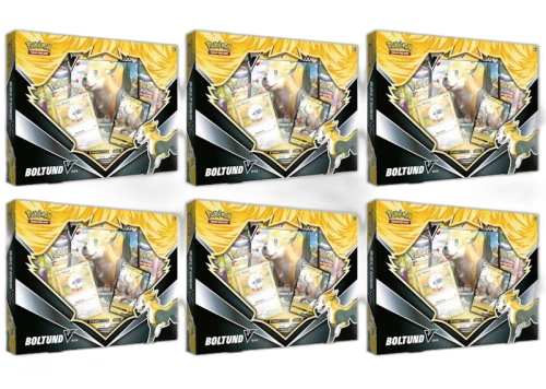 Pokémon TCG Sword & Shield Boltund V Box 6x Lot