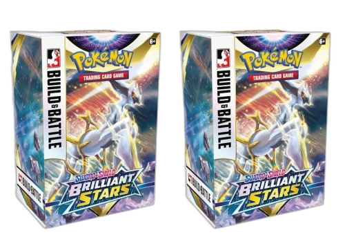Pokémon TCG Sword & Shield Brilliant Stars Build and Battle Box 2x Lot