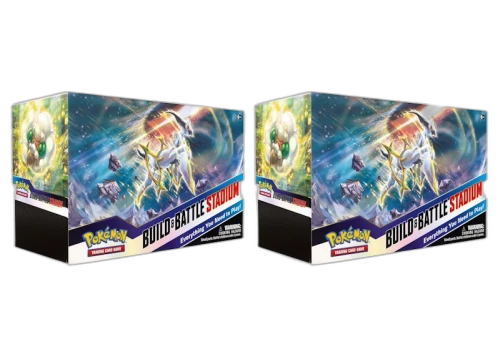 Pokémon TCG Sword & Shield Brilliant Stars Build & Battle Stadium 2x Lot