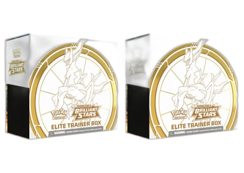 Pokémon TCG Sword & Shield Brilliant Stars Elite Trainer Box 2x Lot