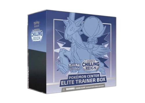 Pokémon TCG Sword & Shield Chilling Reign (Pokémon Center Exclusive) Elite Trainer Box (Ice Rider Calyrex)