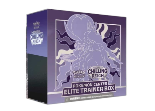 Pokémon TCG Sword & Shield Chilling Reign (Pokémon Center Exclusive) Elite Trainer Box (Shadow Rider Calyrex)