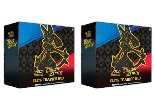 Pokémon TCG Sword & Shield Crown Zenith Elite Trainer Box 2x Lot