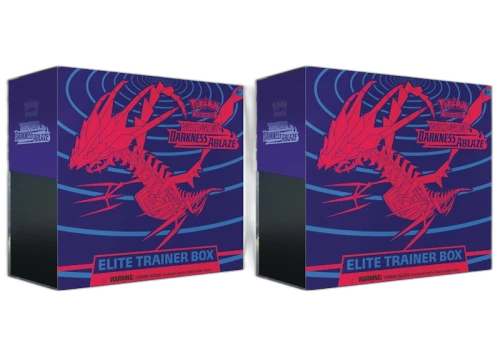 Pokémon TCG Sword & Shield Darkness Ablaze Elite Trainer Box 2x Lot