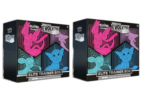 Pokémon TCG Sword & Shield Evolving Skies Elite Trainer Box (Glaceon/Vaporeon/Sylveon/Espeon) 2x Lot