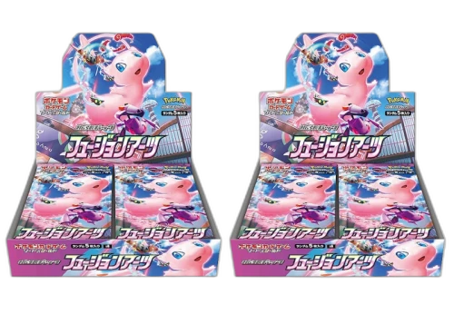 Pokémon TCG Sword & Shield Expansion Pack Fusion Arts Box (Japanese) 2x Lot