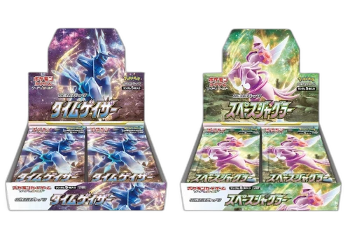 Pokémon TCG Sword & Shield Expansion Pack S10D Time Gazer/S10P Space Juggler Booster Box (Japanese) 2x Bundle