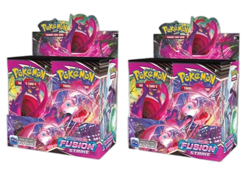 Pokémon TCG Sword & Shield Fusion Strike Booster Box 2x Lot