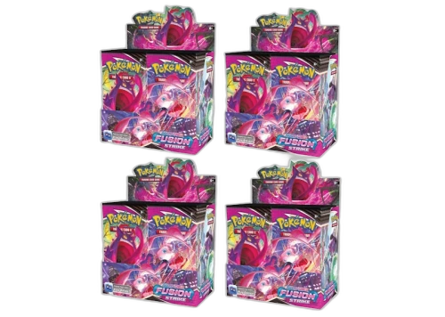 Pokémon TCG Sword & Shield Fusion Strike Booster Box 4x Lot