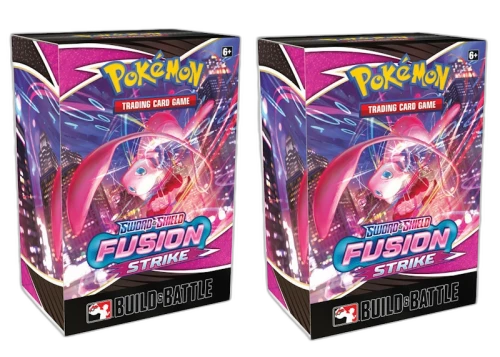 Pokémon TCG Sword & Shield Fusion Strike Build & Battle Box 2x Lot