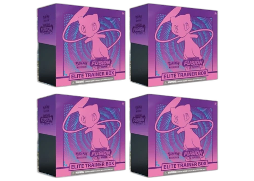 Pokémon TCG Sword & Shield Fusion Strike Elite Trainer Box 4x Lot