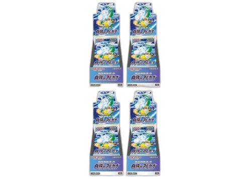 Pokémon TCG Sword & Shield Incandescent Arcana Booster Box (Japanese) 4x Lot