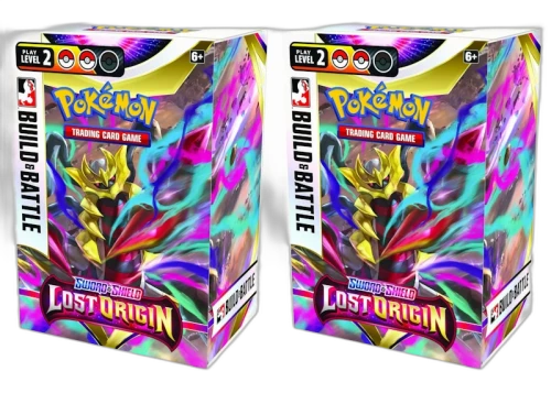 Pokémon TCG Sword & Shield Lost Origin Build and Battle Box 2x Lot