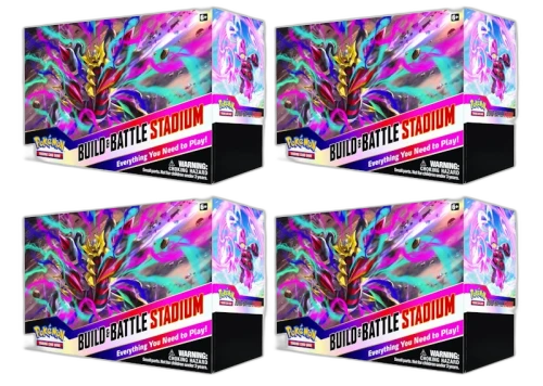 Pokémon TCG Sword & Shield Lost Origin Build & Battle Stadium 4x Lot