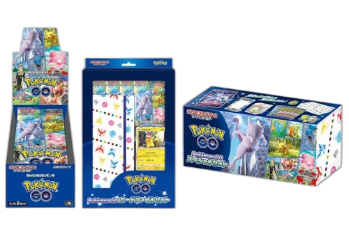 Pokémon TCG Sword & Shield Pokémon GO Booster Box/Card File Set/Special Set (Japanese) 3x Bundle