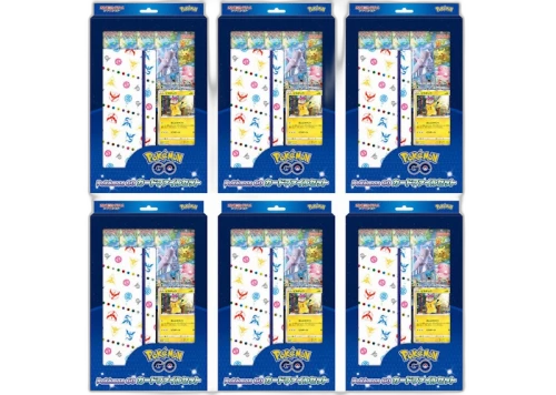 Pokémon TCG Sword & Shield Pokémon GO Card File Set (Japanese) 6x Lot
