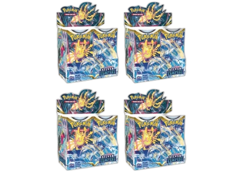 Pokémon TCG Sword & Shield Silver Tempest Booster Box 4x Lot