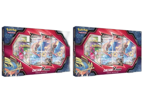 Pokémon TCG Sword & Shield Zacian V-UNION Special Collection Box 2x Lot