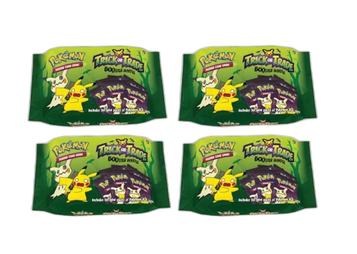 Pokémon TCG Trick or Trade Halloween Booster Bundle 4x Lot