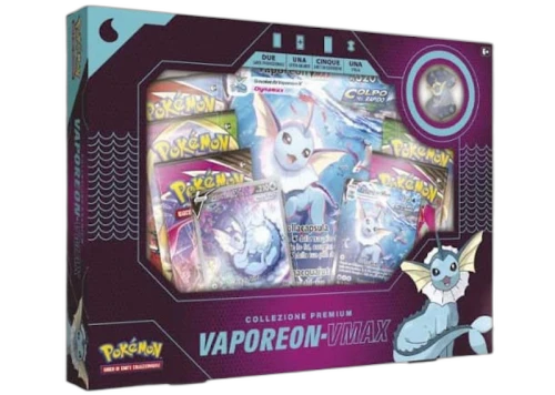 Pokémon TCG Vaporeon V VMAX Premium Collection Box (Italian Version)