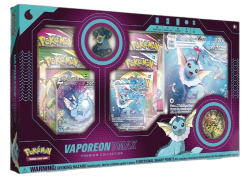 Pokémon TCG Vaporeon V VMAX Premium Collection Box (US Version)