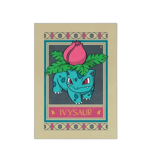 Pokemon x Natural History Museum Ivysaur Art Print
