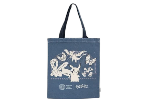 Pokemon x Natural History Museum Pikachu and Friends Tote Navy