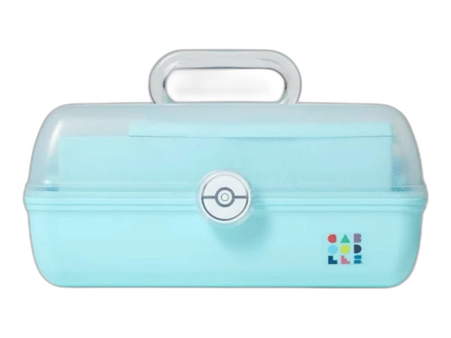 Pokemon x Target Caboodles Case Clear Sparkle/Light Blue