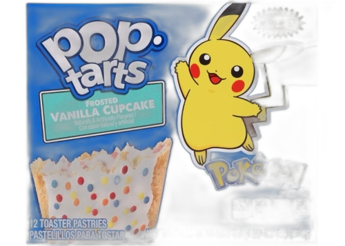 Pokemon x Target Exclusive 30th Anniversary Vanilla Cupcake Pop Tarts (Not Fit For Human Consumption)