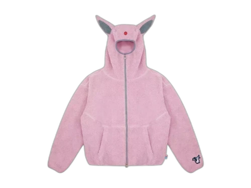 Pokemon x Vandy The Pink Espeon Fleece Jacket Pink