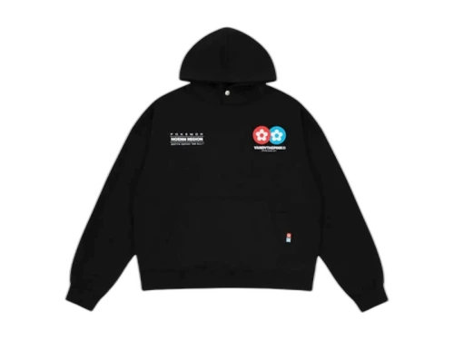 Pokemon x Vandy The Pink Plusle Minun Hoodie Black
