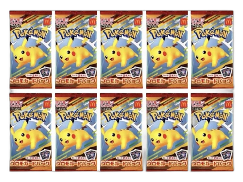 Pokémon XY Mc'Donalds Pikachu Promo Mega Pack (Japanese) 10x Lot