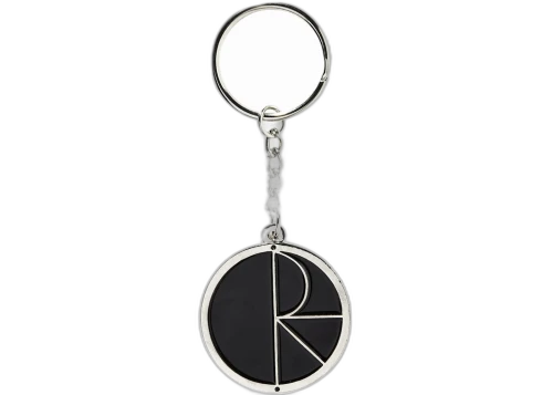 Polar Skate Co. Stroke Logo Silver Keychain Silver