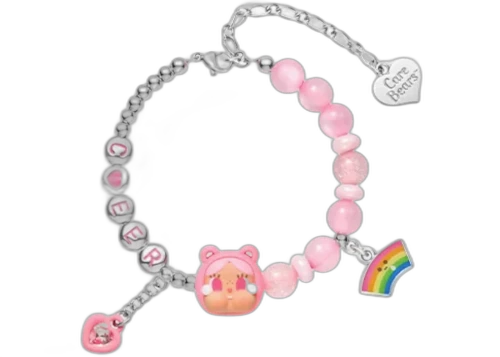 Pop Mart CRYBABY x Care Bears Series Crybaby x Cheer Bear Bracelet