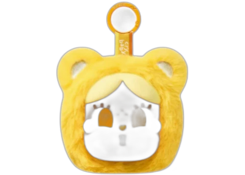 Pop Mart CRYBABY x Care Bears Series Crybaby x Funshine Bear Mini Bag Hanging Jewelry Case