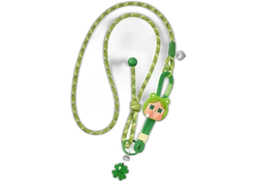 Pop Mart CRYBABY x Care Bears Series Crybaby x Good Lucky Bear Long Lanyard