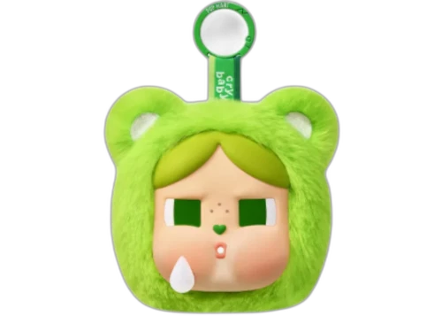 Pop Mart CRYBABY x Care Bears Series Crybaby x Good Lucky Bear Mini Bag Hanging Jewelry Case