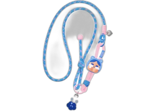 Pop Mart CRYBABY x Care Bears Series Crybaby x Grumpy Bear Long Lanyard