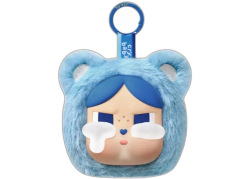 Pop Mart CRYBABY x Care Bears Series Crybaby x Grumpy Bear Mini Bag Hanging Jewelry Case