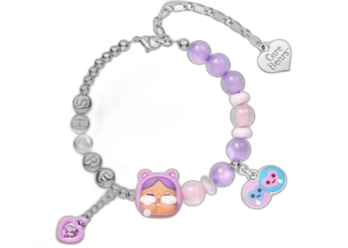 Pop Mart CRYBABY x Care Bears Series Crybaby x Share Bear Bracelet
