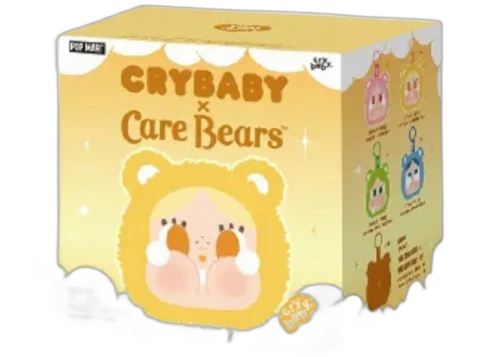 Pop Mart CRYBABY x Care Bears Series Mini Bag Hanging Jewelry Case Single Blind Box
